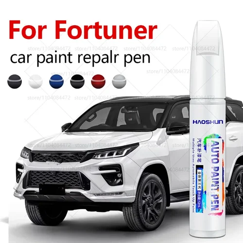 Pluma de reparación de pintura de coche para Toyota Fortuner 2004-2025, accesorios de reparación de arañazos, negro, bronce, rojo, blanco, plateado y azul