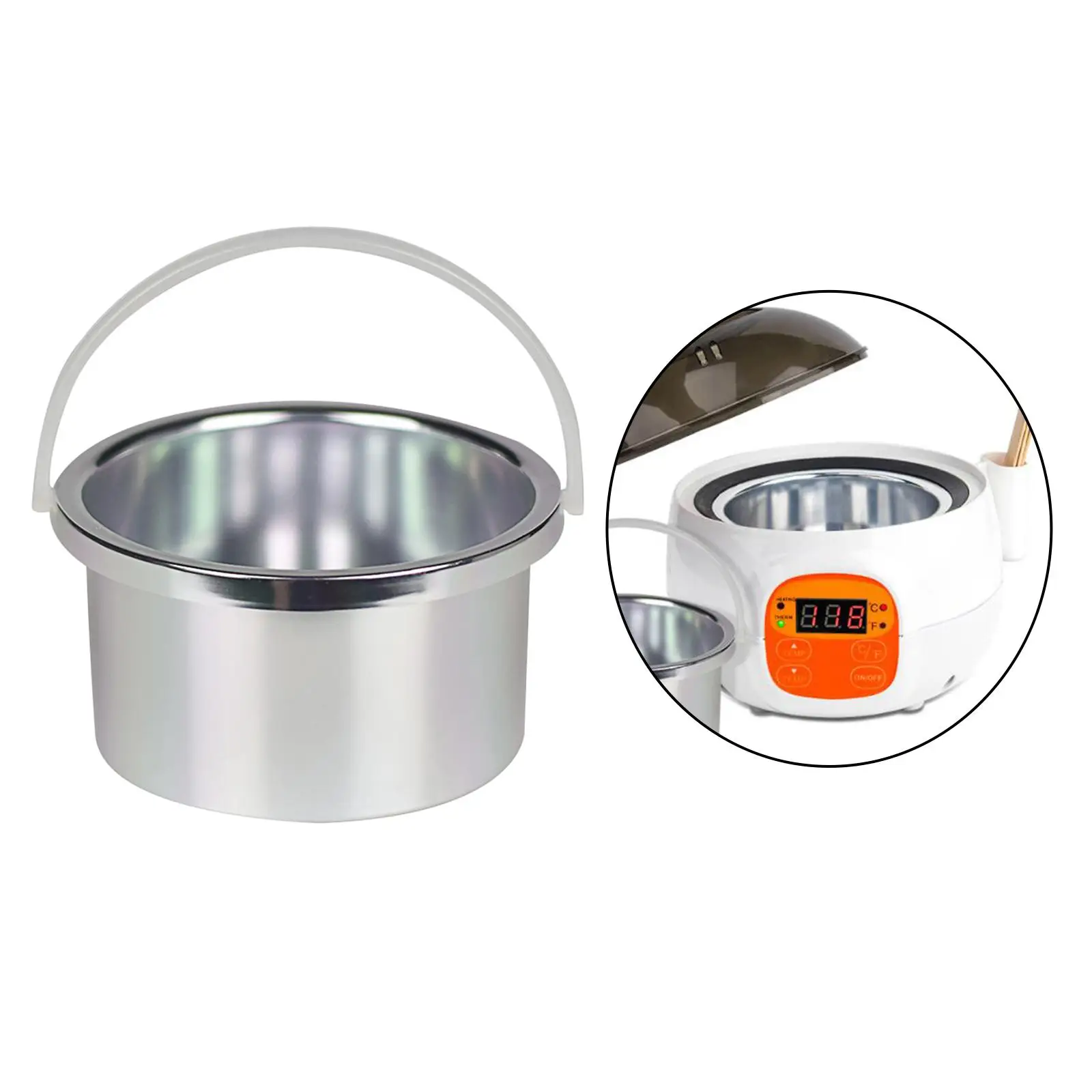 Lighte Depilatory Heater Pot Facial Skin Hair Removal Pot Replacement