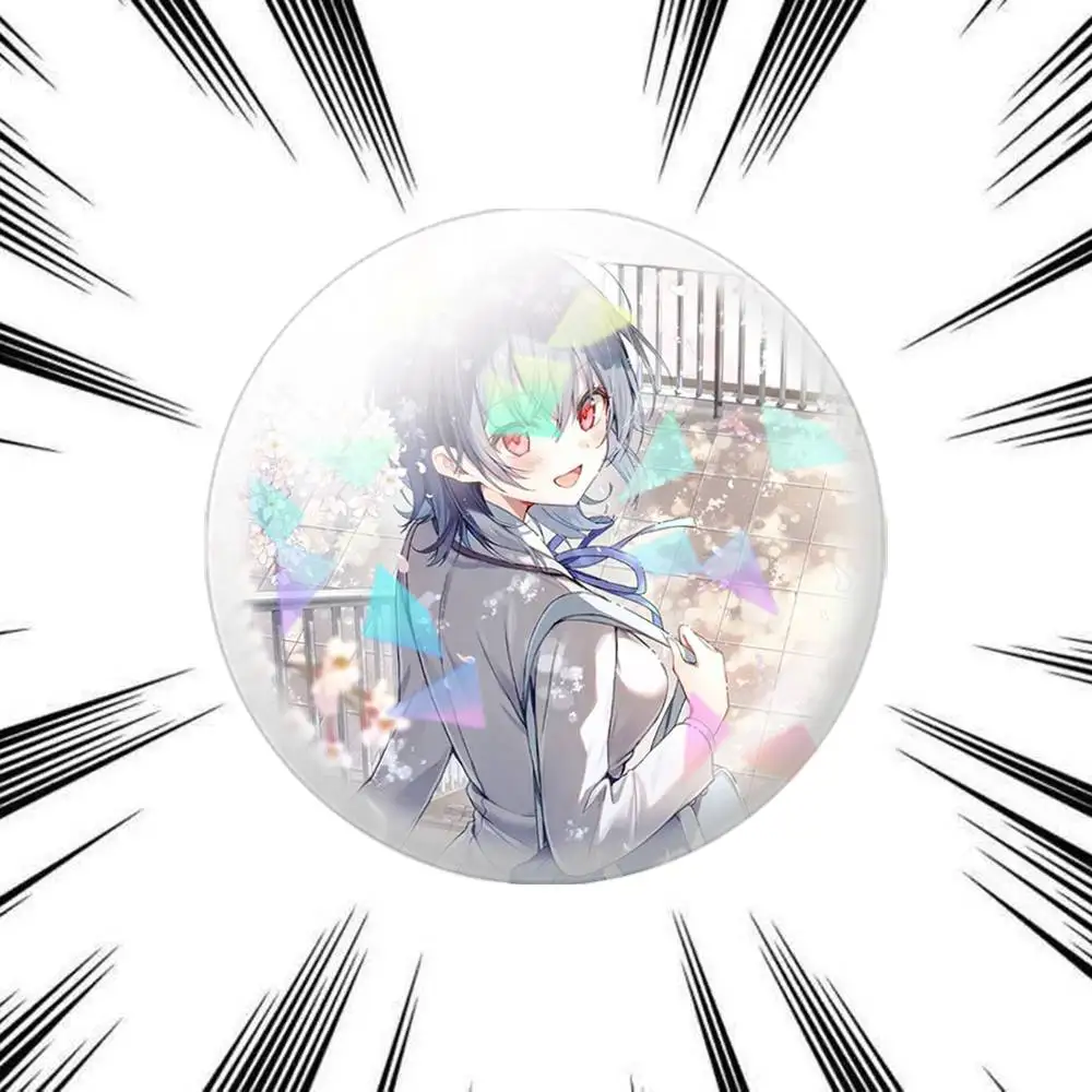 Umi Asanagi I Became Friends with the Second Cutest Girl in Class 75mm 58mm 44mm Brooch Backpack Hat