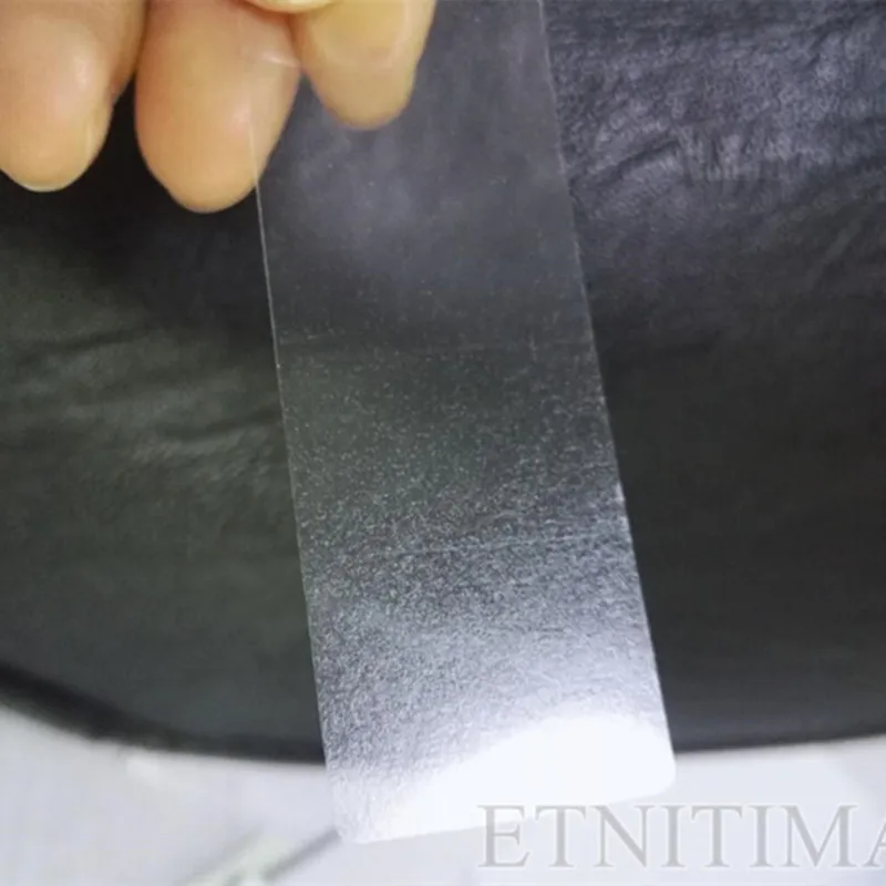 Zelfklevende Transparante Pet Label Sticker Vel Geel Bodem Geperforeerd 70(2.76 ") X40mm (1.57")x2000 Vel Voor Bar Code Printer