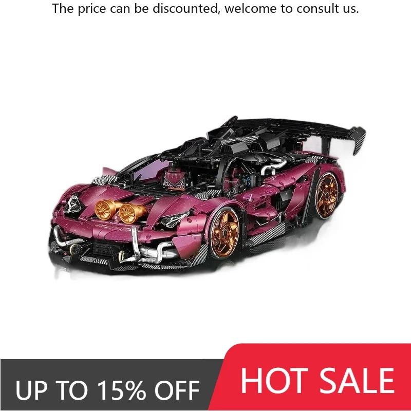 

K Box New Product Supercar Multi-Functional Mechanical Set Plastic ABS DIY Linkage Model Toy Car Gift For FansBebrick