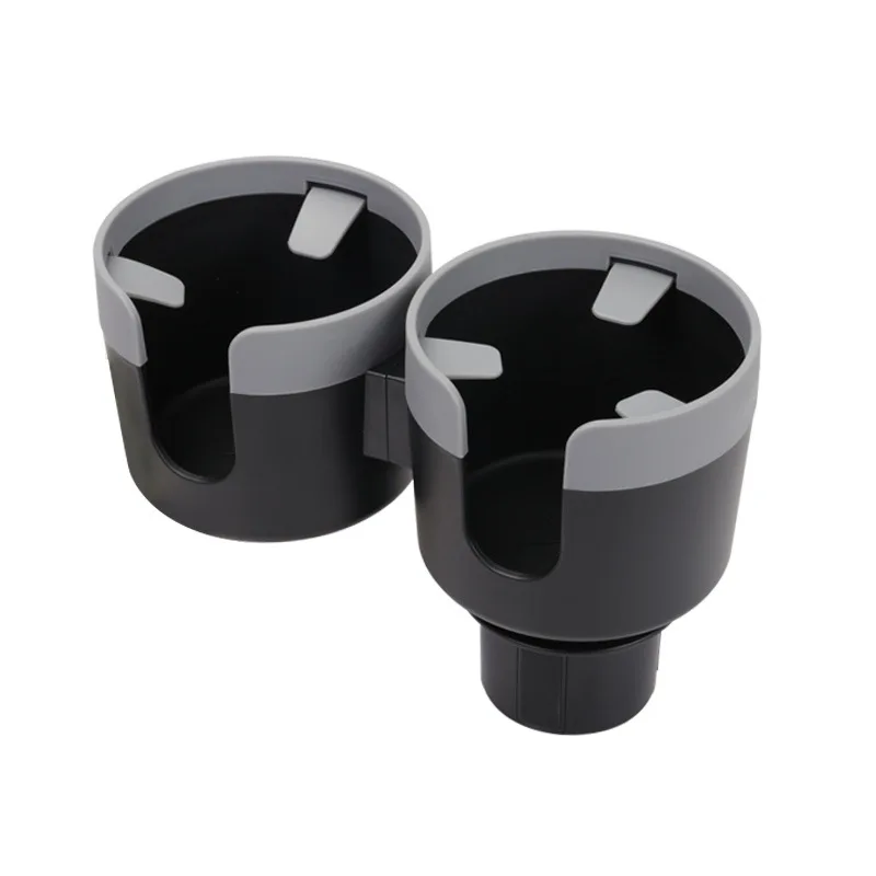 Двойной держатель для чашки 2 в 1, автомобильный держатель для стакана с водой, многофункциональный держатель для чашки, удлинитель, стеллаж для хранения, поднос для чашки