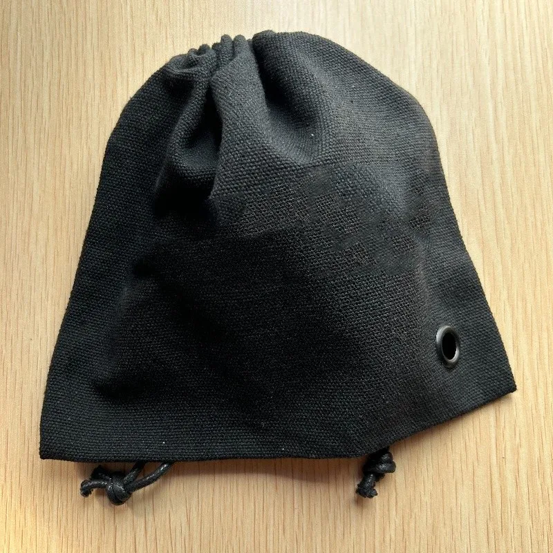 For Marshall Headwear Storage Bag Replacement Black Canvas Storage Bag Soft Touch Leather Bundle Pocket Earphone Carrying Bag