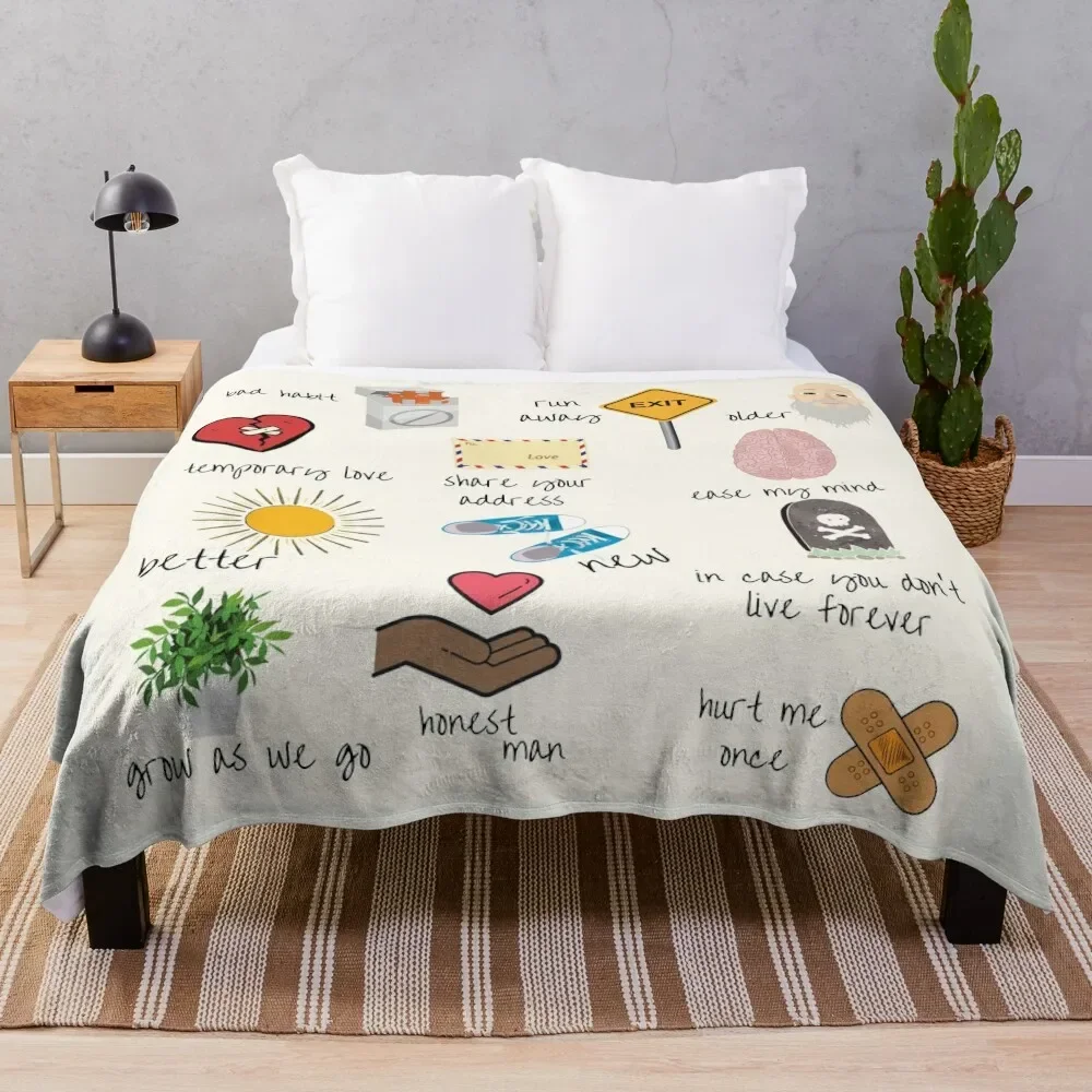 

Ben Platt Throw Blanket Cozy Sofa Blanket for TV Watching Napping