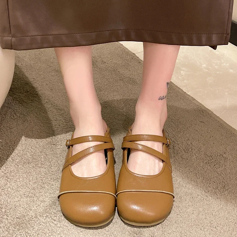 Flats Women Mules Shoes Soft Cozy Casual Walking Brand Slippers 2024 Fashion Dress Slingback Flip Flops Summer New Slides Femme