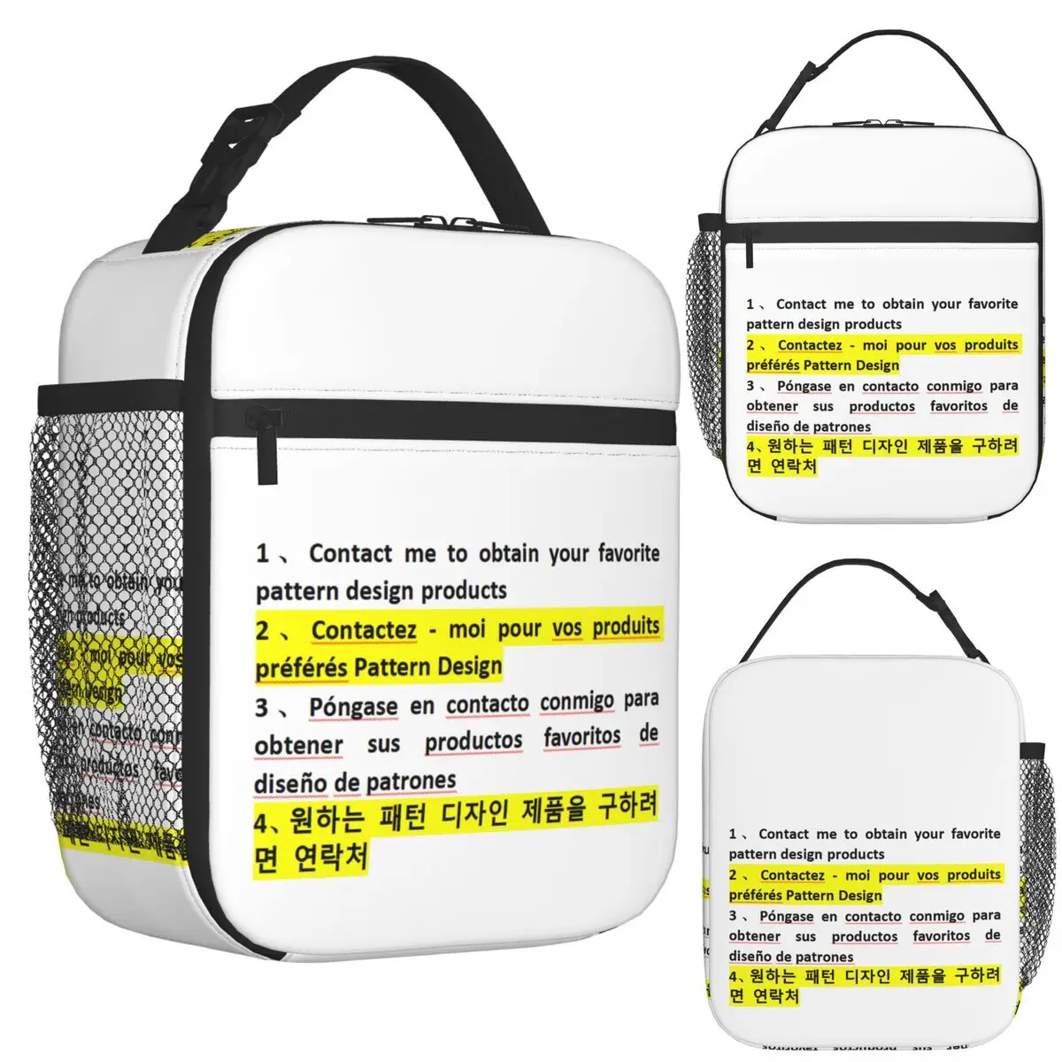 

Customized Custom Insulated Lunch Bag for School Bento Storage Food Boxes Leakproof Container Cooler Thermal Lunch Box Tote