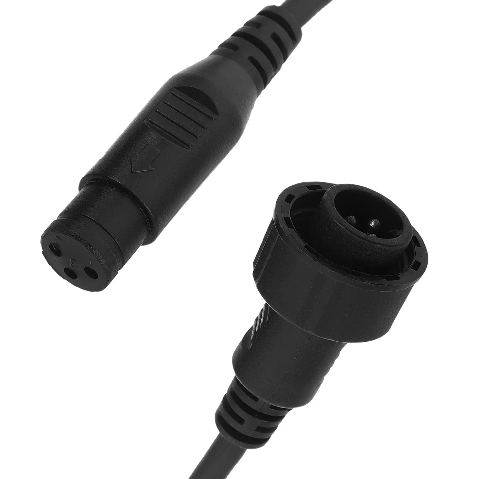 2Pcs Dmx Cable Waterproof Stage Lighting Wire Male Female Connector for Moving Head Par Beam Fixture Outdoor Dj Theater Studio view 4