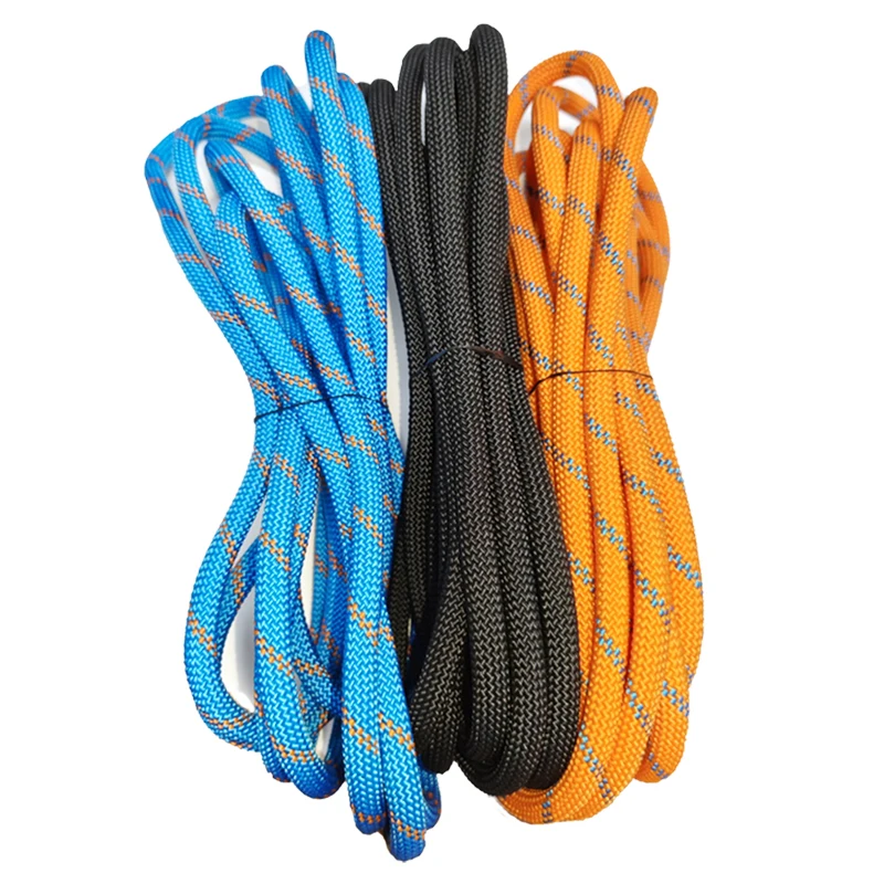 Blue Orange Dia.10mm Paracord Length 5M/10M/20M Lanyard Rope Cord Core Solid for Tent Outdoor Camping Paracord Rope Hiking
