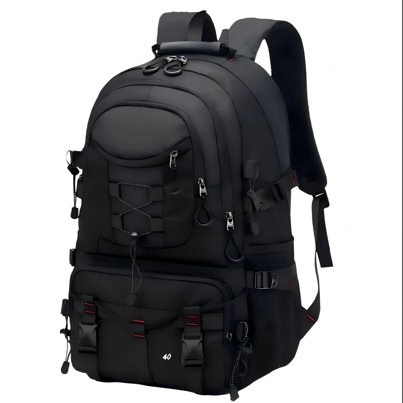 نزهة ذات سعة كبيرة، حقيبة ظهر للمشي لمسافات طويلة في الهواء الطلق، حقيبة ظهر للسفر متعددة الوظائف مقاومة للماء، حقيبة أمتعة خارجية، عصرية