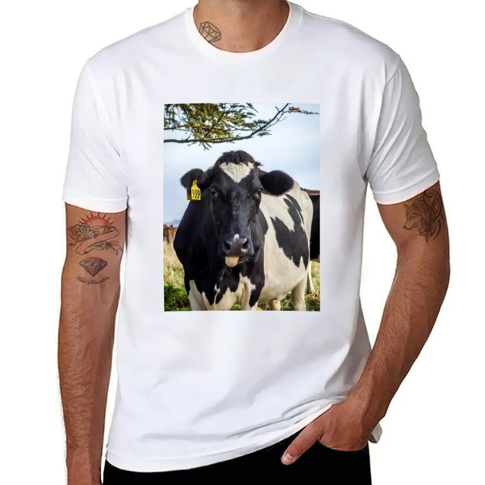 

Cow Number 999 T-Shirt man t shirt heavy cotton man tshirt T-Shirt