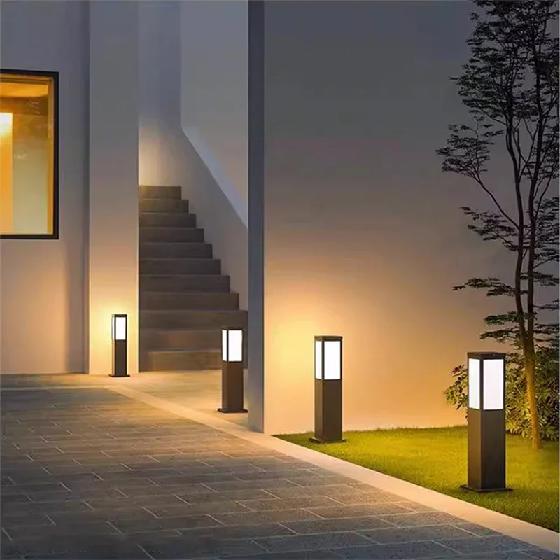 Impermeável elétrica ao ar livre lâmpada de gramado, luz moderna, Villa, jardim, pátio e quartos residenciais, luz LED, 86LIGHT