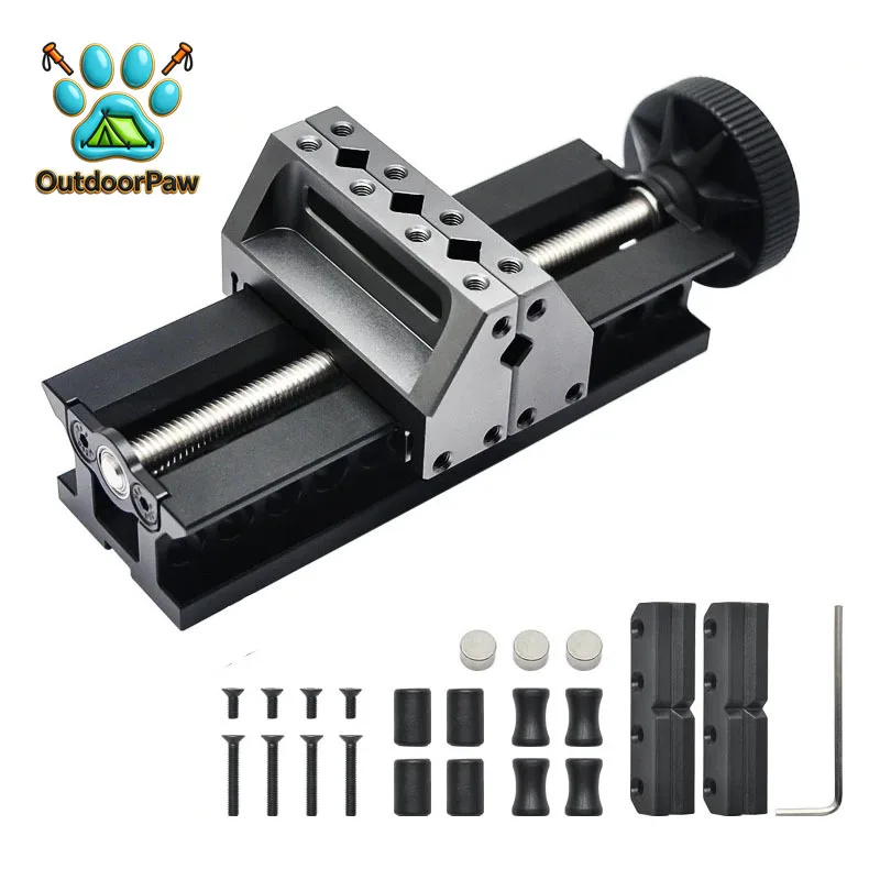Mini Vise Small Self-Centering Vise Desktop Precision Fixture Flat Pliers Workbench Kit
