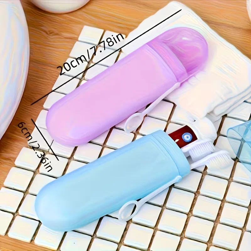 

Портативный дорожный держатель для зубной пасты, 3 шт., коробка для шляп, бытовой органайзер, аксессуары для ванной комнаты (случайный цвет)
