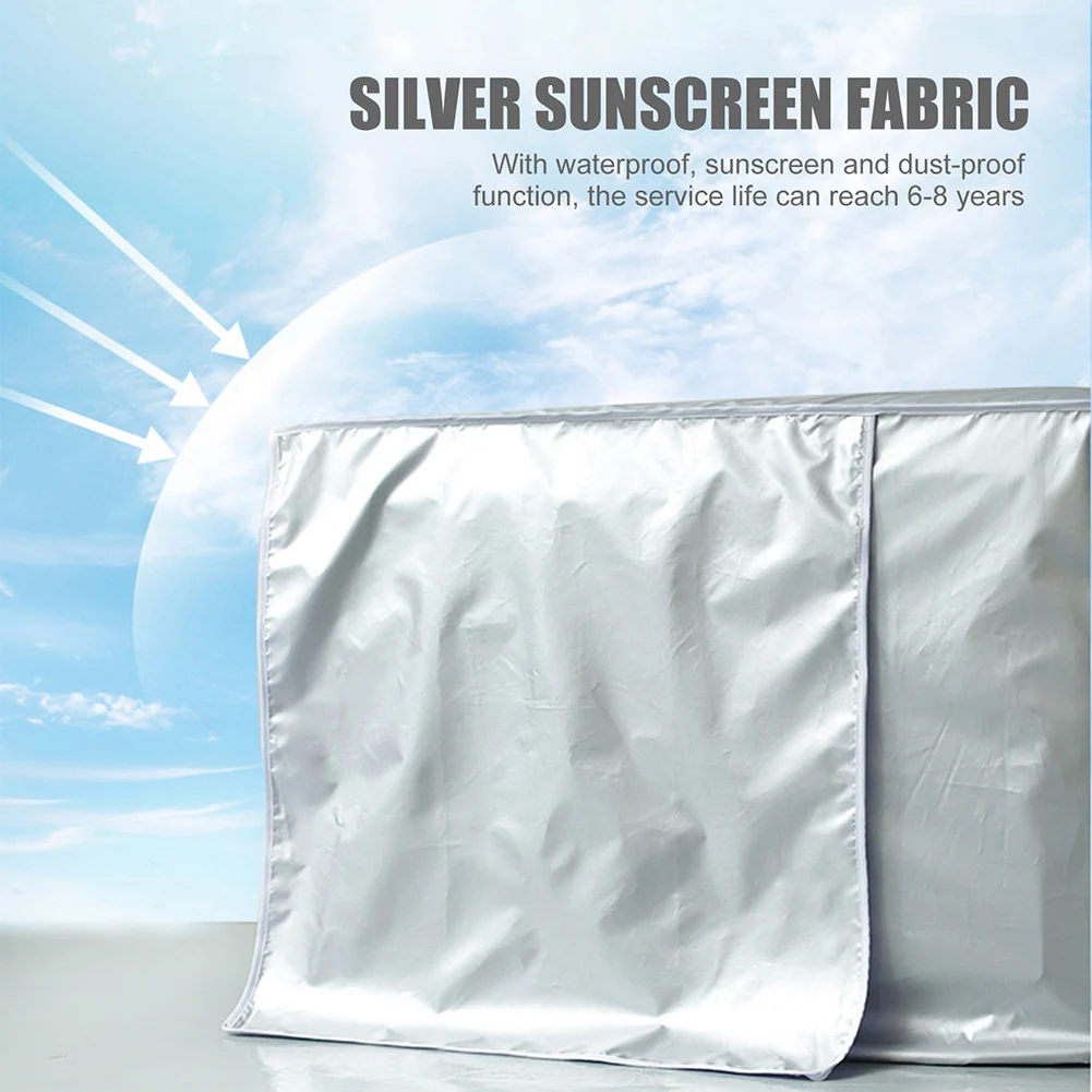 Air Conditioning Outer Cover Anti-sunburn Air Conditioner Protection Cover Deodorization Accessories for Outdoor Supplies