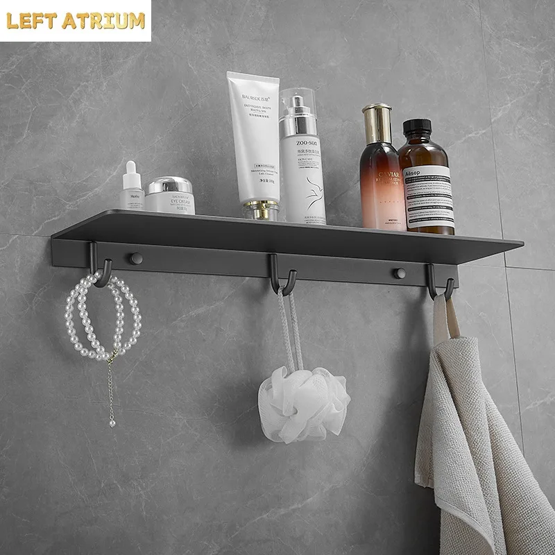 mensola-da-bagno-grigio-pistola-con-gancio-supporto-per-organizer-per-doccia-a-parete-scaffale-da-bagno-in-alluminio-nero