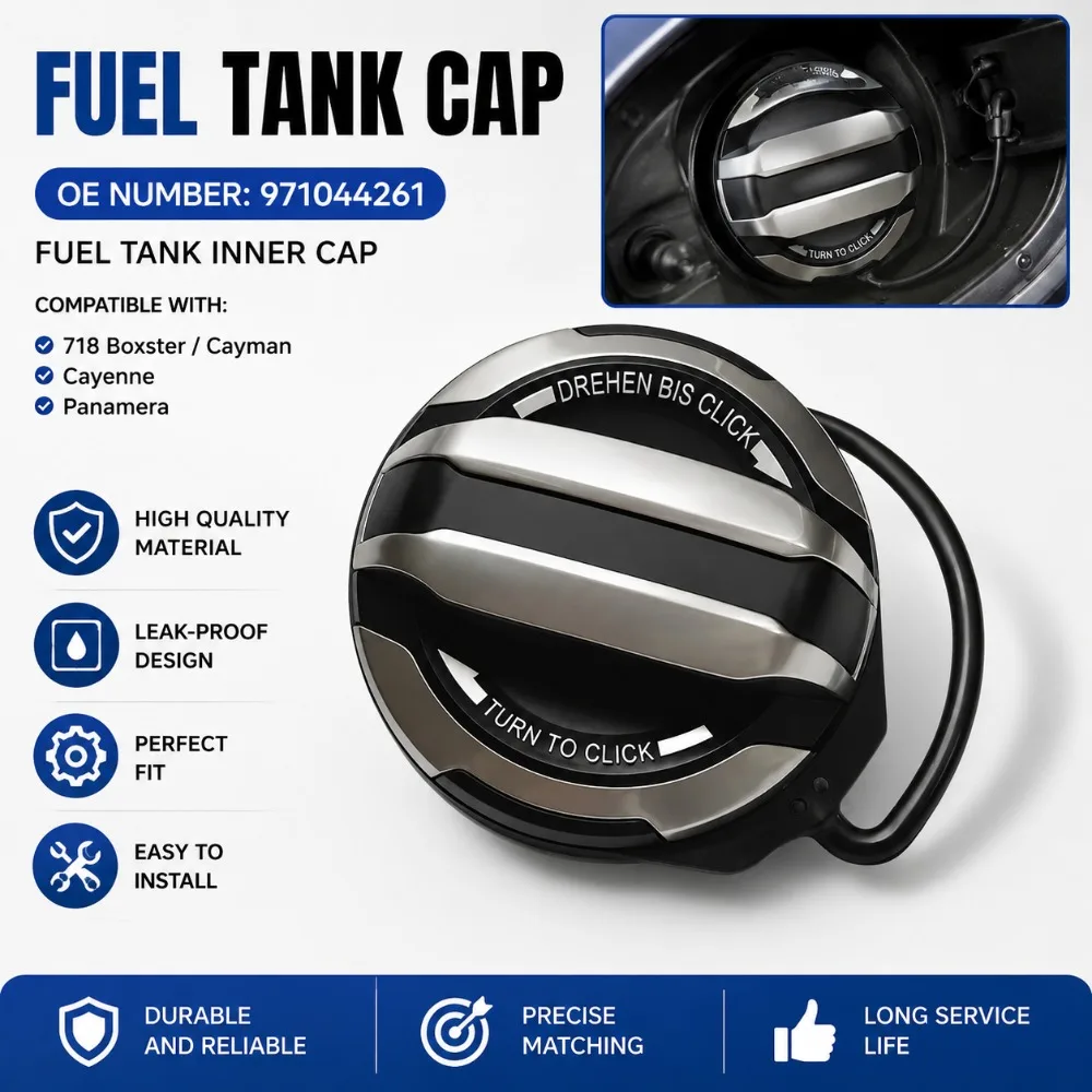 

Gas Cap Fuel Tank Cap Compatible with Porsche 981 Boxster 2012-2017&991 Carrera 2012-2017 Fuel Tank Filler Cap Replace 971044261