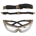 tan clear lens