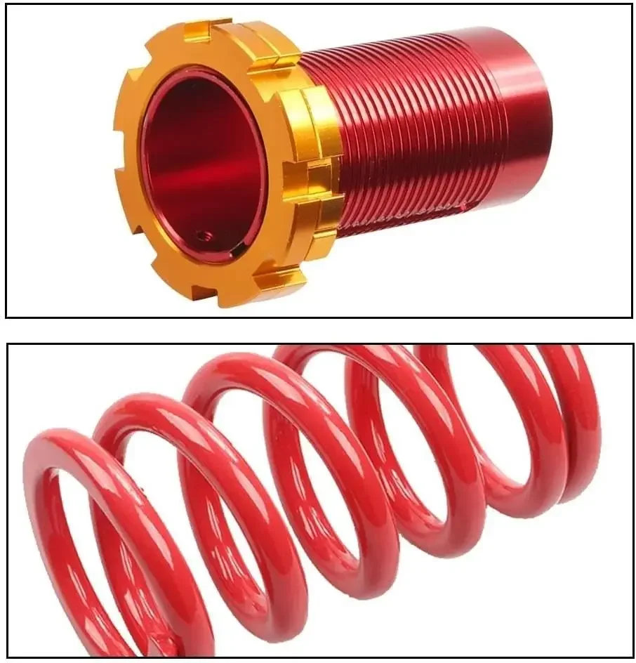 Automotive Spiral Adjustable Suspension Twisted Tooth Suspension Spring Kit Suitable for Honda Civic/CRX 1988-1991 All Car Parts
