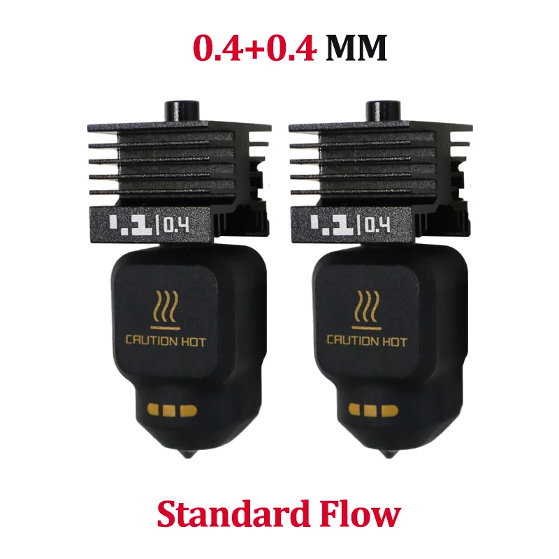 Upgrade P2S/X2D Hotend voor Bambu Lab X2D Standard Flow Hotend Hoge Kwaliteit Afdrukken Verwijderbare nozzle 0.2 0.4 0.6 0.8 Hotend kit