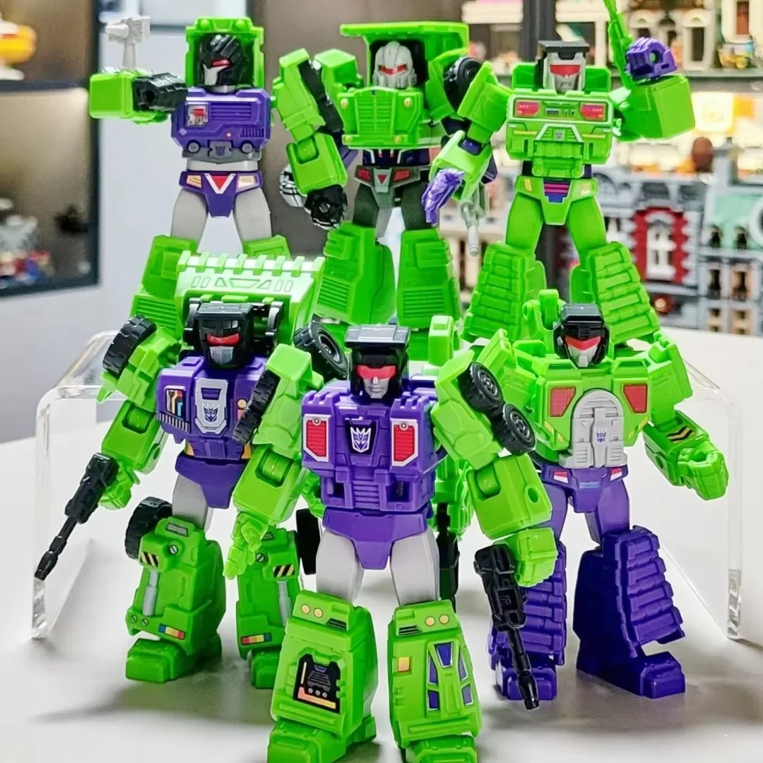 Blokees Transformers Galaxy versie 234 Constructicons Series Graven Tiger Team Action Figure Standbeeld Model Collecties Geschenken