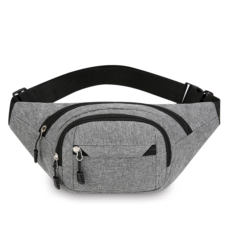 حزمة الثدي للرجال مقاوم للماء حقيبة رياضية خارجية قماش الحقيبة الكورية نمط الخصر حقيبة فاني الحقيبة Crossbody الذكور الموز حقيبة #3