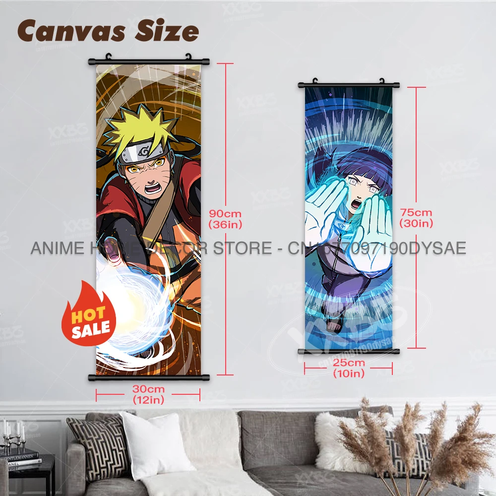 Naruto Poster Hatake Kakashi Anime Hängendes Gemälde Haruno Sakura Scrolls Bild Uchiha Itachi Wandkunst Orochimaru Home Decor – Detail 4