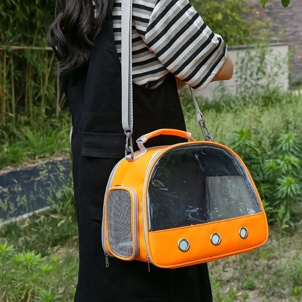 

Durable Breathable Portable Parrot Travel Bag Foldable Large Capacity Parrot Carrier Bag Comfortable Cat Backpack Pet Supplies
