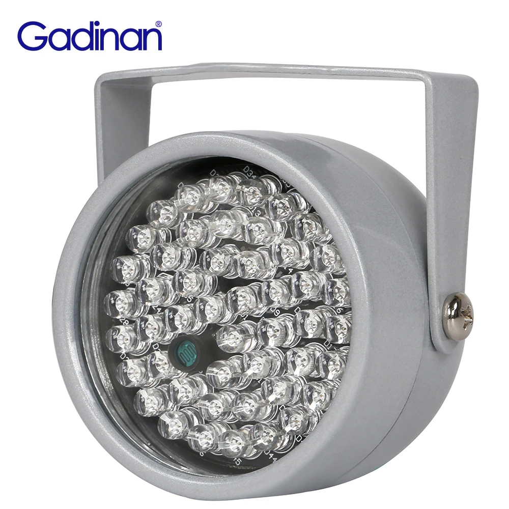 Gadinan CCTV Fill Light Metal 48 pcs IR LEDs Night Vision IP66 Waterproof For CCTV Camera Infrared CCTV LEDS Infrared Illuminato