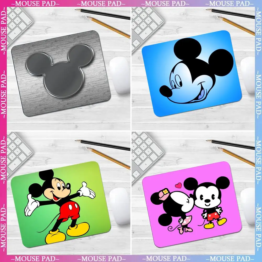 disney Mickey Mouse Mouse Pad Non-Slip Game esktop Leather Mause Pad Waterproof Anti-Scratch Easy To Clean Mat For Give gifts to