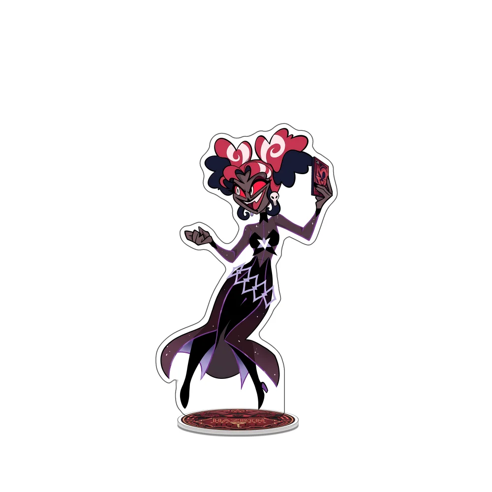 Hazbin Hotel Anime Acrylic Stand Keychain Charlie Vaggie Alastor Angel Husk Character Merch Custom Product 2026 New