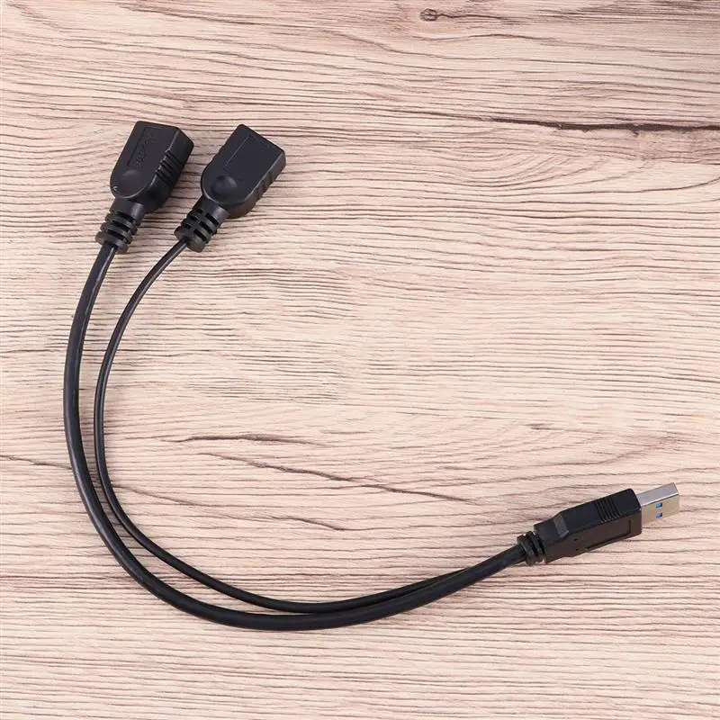 마이크로 USB 케이블 어댑터, 수-암 이중 USB 포트 어댑터 케이블, 2 in 1, 마이크로 USB 30 허브