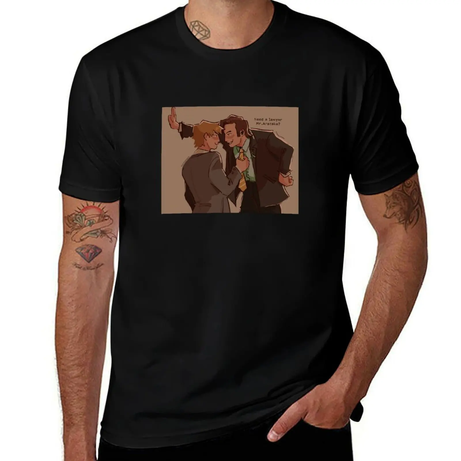 

Reigen x Saul T-Shirt Fashion Casual Short Sleeve T-Shirt