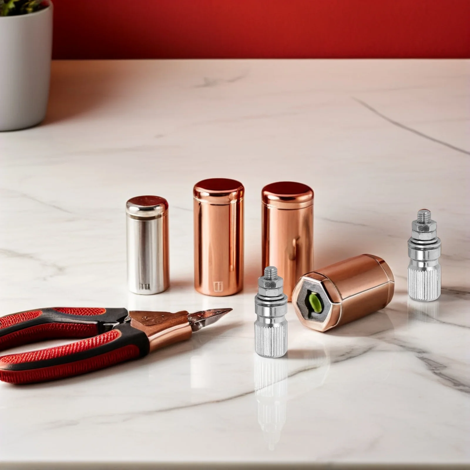 

5Pcs Metal Grounding Post M5 X Speaker Wire Connectors Terminal for Speaker Boxes High Heat Dissipation Wear Resistant