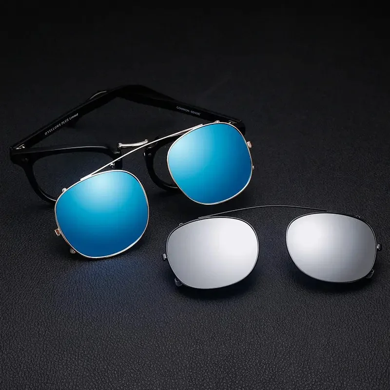Runde Clip auf Sonnenbrille Frauen Polarisierte Linse UV400 Mann Johnny Depp Lemtosh Sonnenbrille Luxus Marke Vintage Schutzbrillen – Detail 6