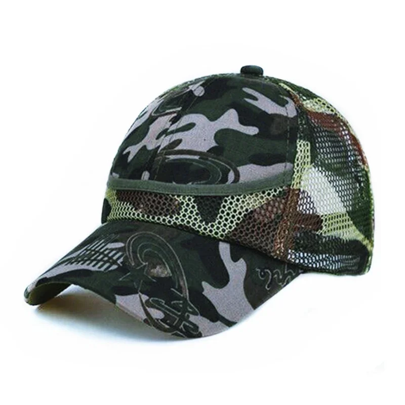 3-9 Yrs Outdoor Camouflage Baby Boy Mesh Baseball Cap Kids Cap Summer Autumn For Boys Girl Caps Net Casual Caps Kids Hats