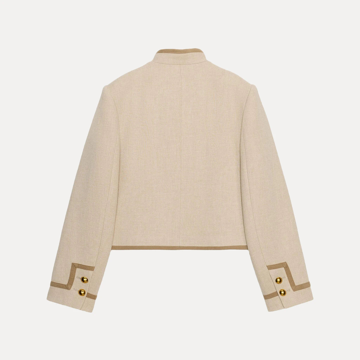 Z Women's Faionable Long Sve Jaet oulder Pads Knot Personali Temperament Chinese Brand Ladies' ort Coat