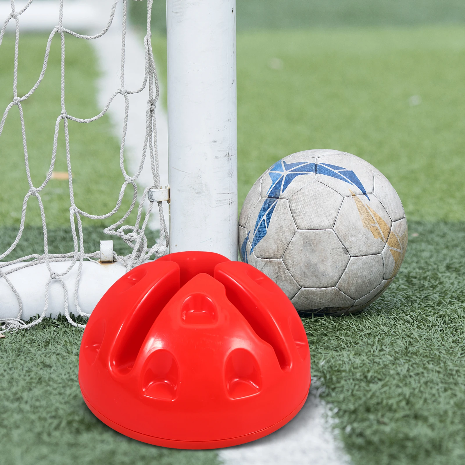 

2pcs Flag Base Durable Plastic Stability Pole Basketball Soccer Training Equipment Lightweight Sports Field