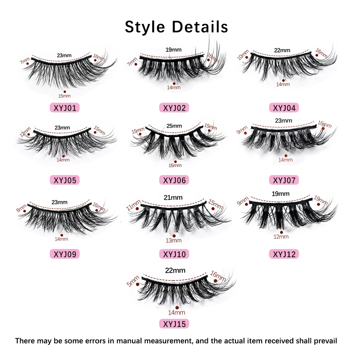 10 Pairs Half Lashes Free Shipping Fluffy Wispy Natural False Eyelashes Cheap Makeup Cat Eye Eyelashes