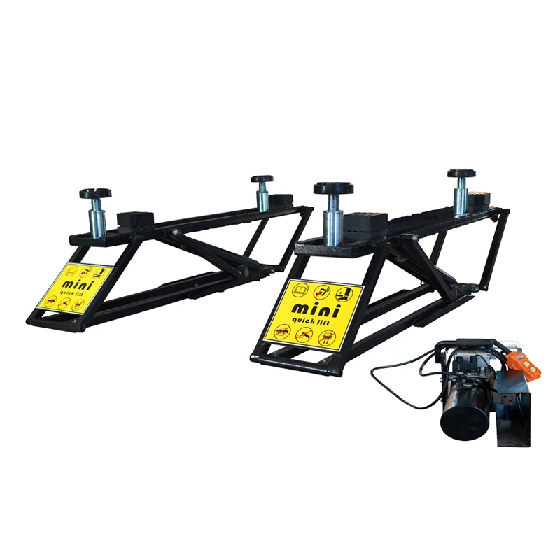 UE-2800/3200 electric portable Hydraulic Quick mold service MIN mini scissor car lift machine mobile lift car for home price