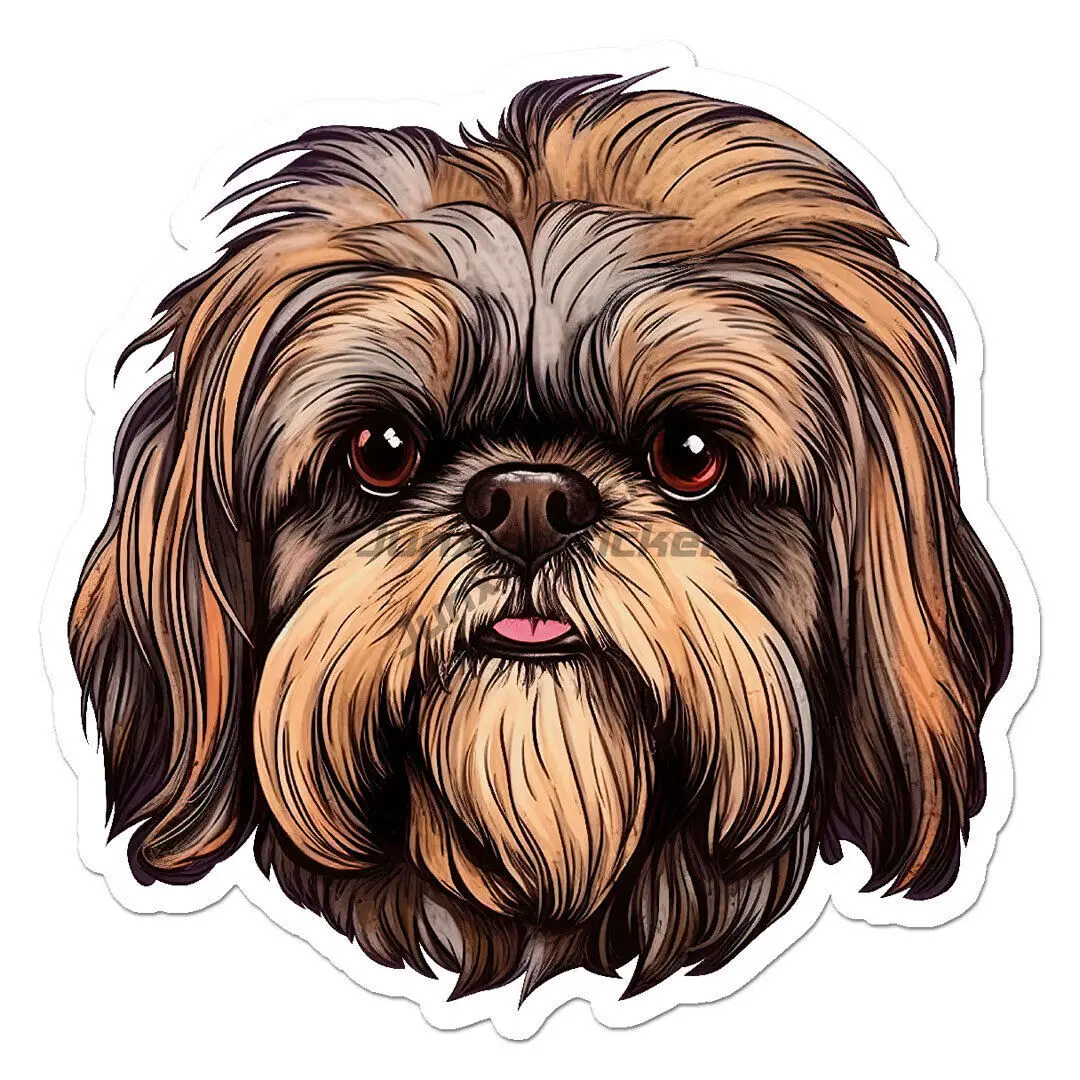 

Brussels Griffon Dog Vinyl Decal Sticker Car Gadgets Internal Accessories Auto Laptop Helmet Decor