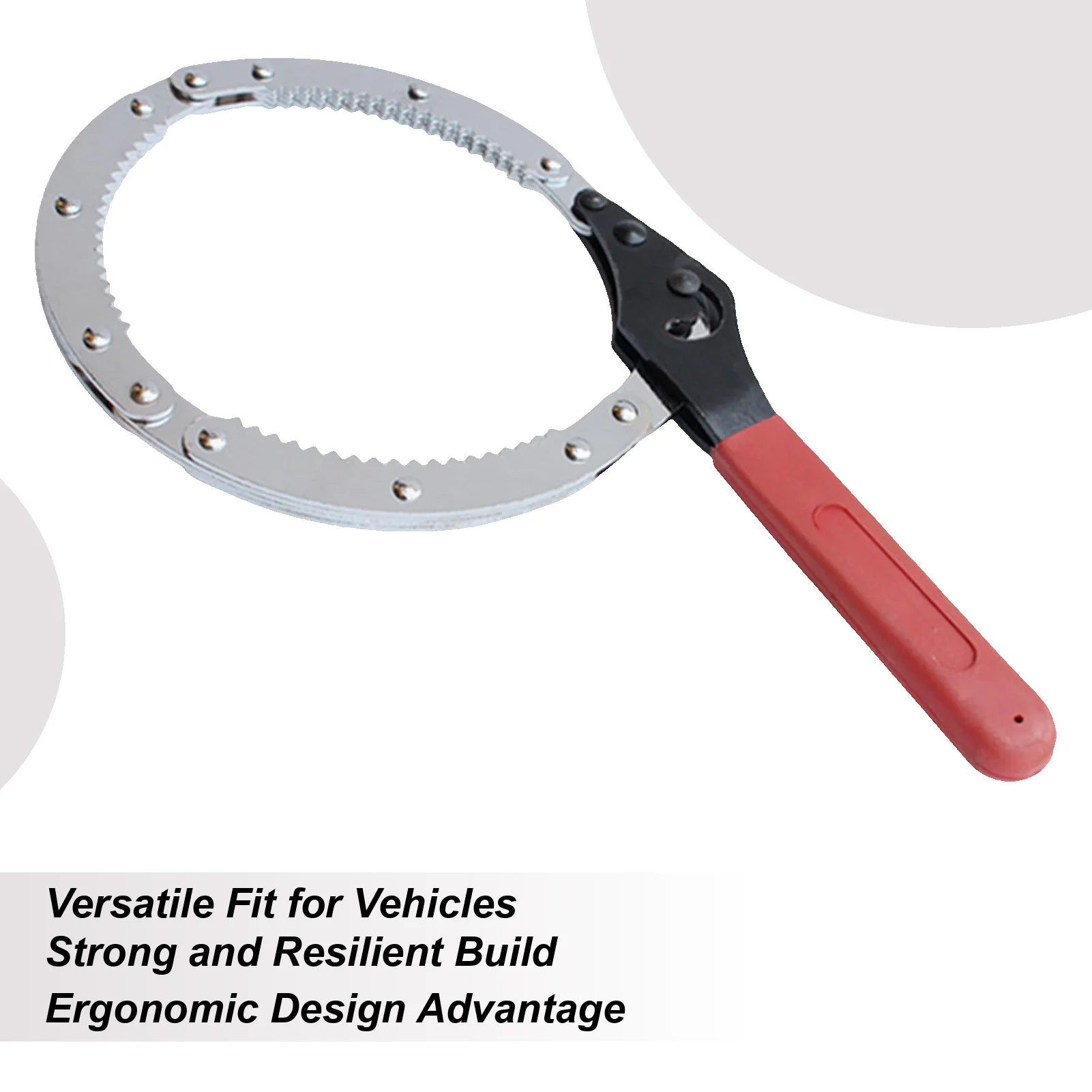 

Chain Pipe Wrench Heavy Duty Adjustable Alloy Steel Repair Tool Oil Filter Chain Wrench Pliers For Mechanics Plumbers Home