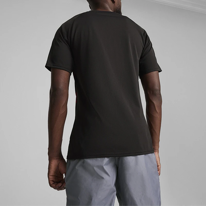 Puma genuine AC Milan football pre match warm-up men's sports short sleeved T-shirt 774024-01
