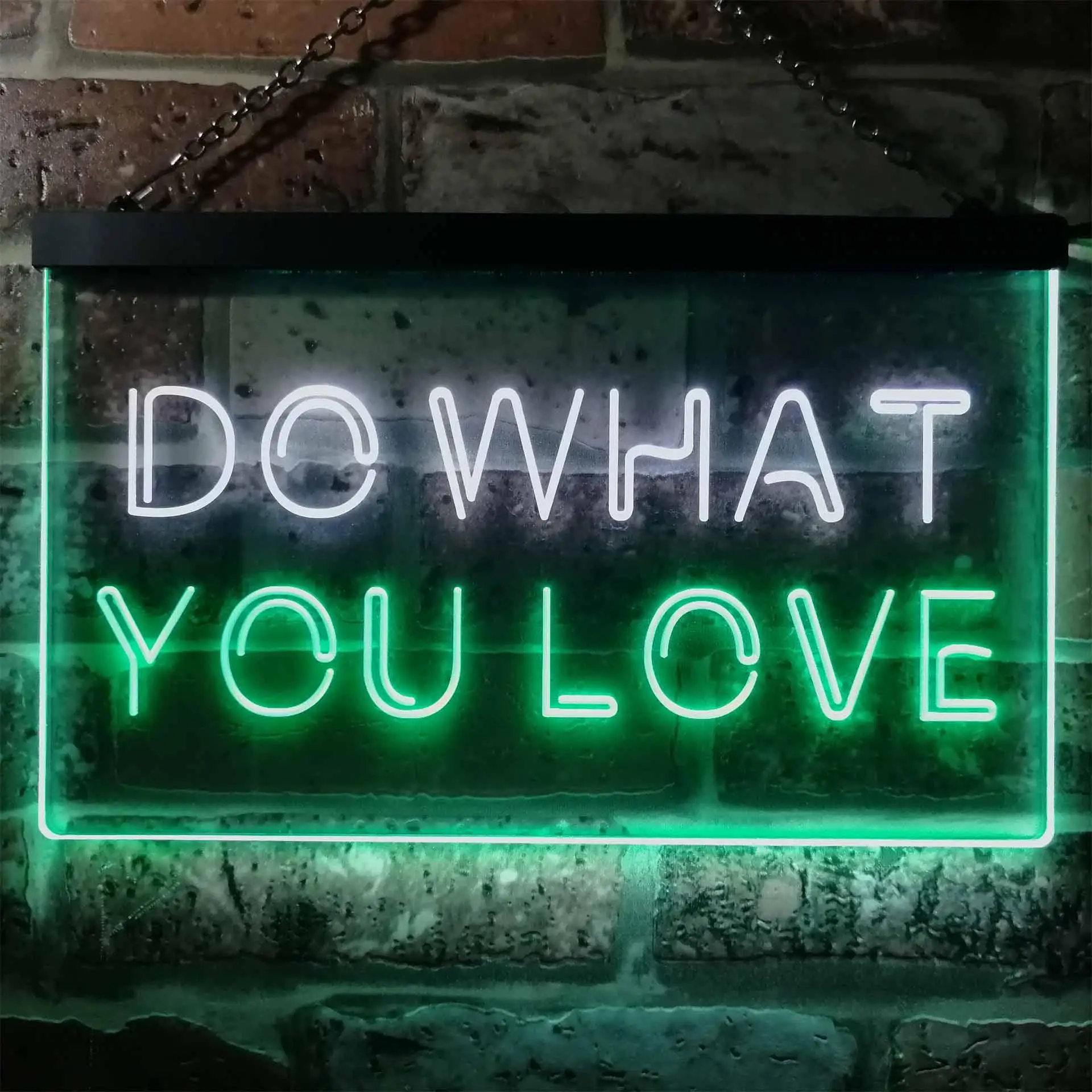 Do What You Love Dual Color Led Neon Sign st6-i3199