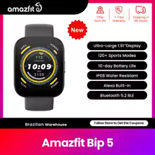 Mega Promoção: 15 Smartwatches no Menor Preço em 2025 com Até R$330 OFF Amazfit Bip 5