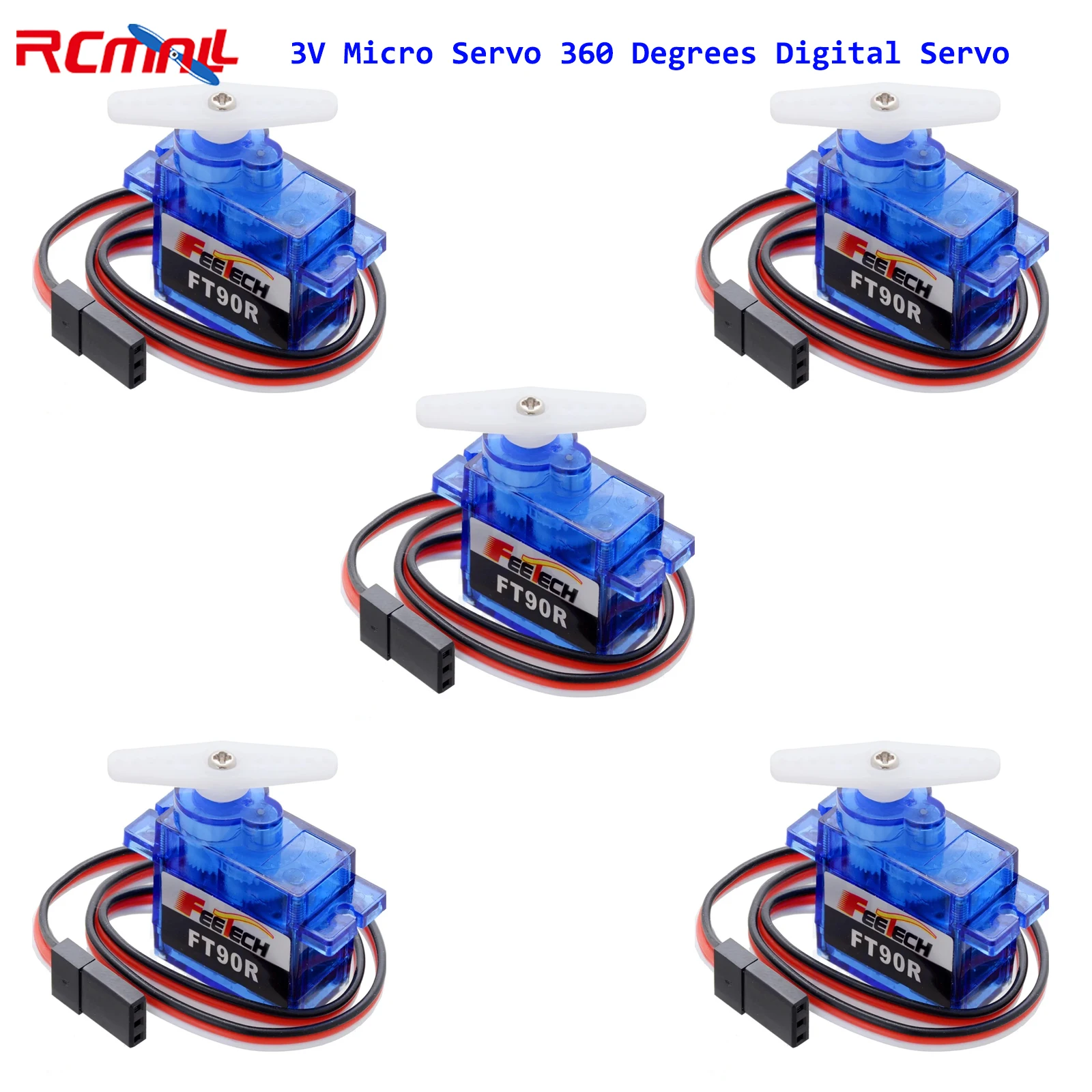 

Feetech FT90R-C002 3 В микро цифровой сервопривод 360 градусов для MicroBit DIY RC автомобильный робот STEAM образовательный технологии Maker