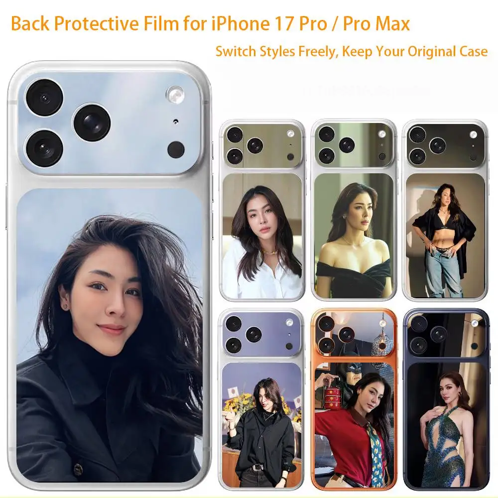 

Faye P-Peraya M-Malisorn 3D Full Body Skin Decal for iPhone 17/Pro/Pro Max Color Rear Protective Sticker