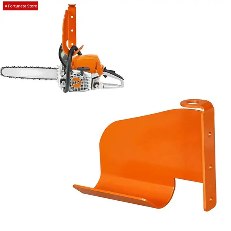 

Chainsaw Hanger Holder Heavy-Duty Steel Garage Organizer For Chainsaws Vertical Or Horizontal Mounting Space-Saving Storage-A78G
