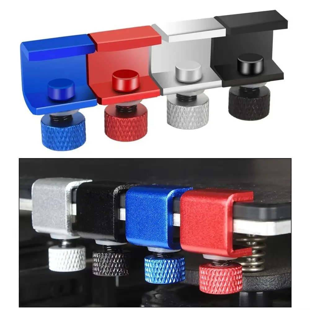 New Adjustable 3D Printer Bed Clips Aluminum Alloy 4 Colors Glass Plate Clamp Clip Glass Bed Clips Ender 3