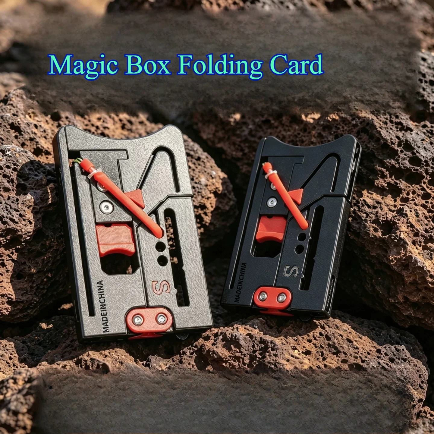 Folding new card style adult specific high-precision decompression portable survival equipment for outdoor target shooting