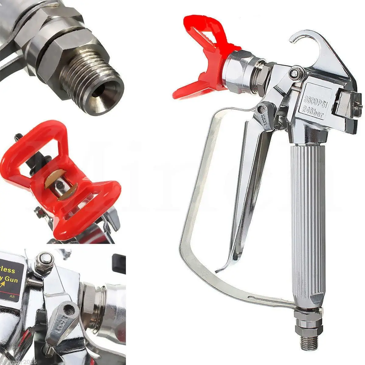 

3600PSI High Pressure Airless Paint Spray Gun With 517 Tip Nozzle Guard Pump Sprayer And Airless Spraying Machine